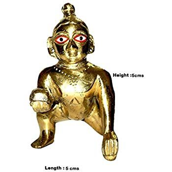 Laddu Bal Gopal with Beautiful Poshak