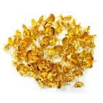 Gold Coated Flowers For Lakshmi Devi (108 Flowers)