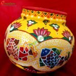 Decorative Wedding Pots / Fish Designed Wedding Pots (2 Pots with 2 lids)